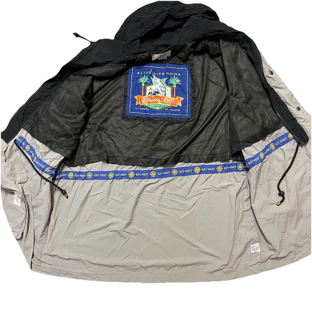 Madda Fella Men’s Windbreaker Jacket Size 2XL Hurricane Hunter Wind & Water - Picture 6 of 7